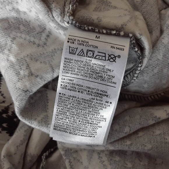 NWOT Old Navy 100% Cotton Fleece Winter Pajama Pants M - Picture 7 of 7